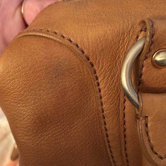 Vintage leather Michael Kors bowler bag - Picture 7 of 16